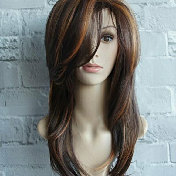 Long Layered Shoulder Length wig light brown - Picture 3 of 5